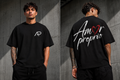 T-shirt noir Amor proprio