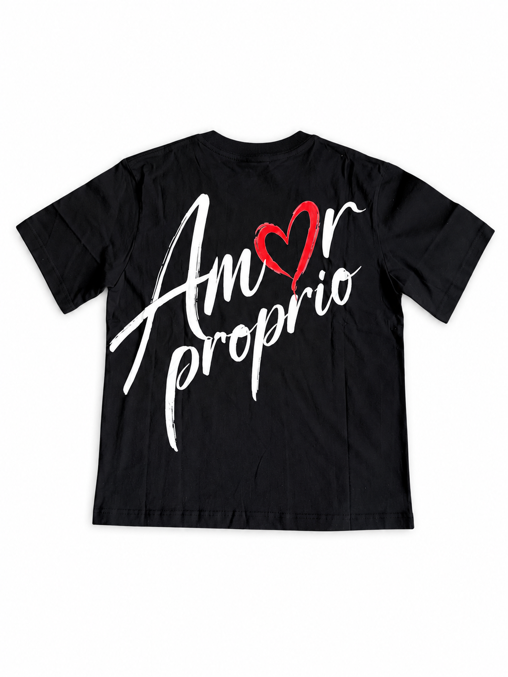 T-shirt noir Amor proprio GRAM (unisex)
